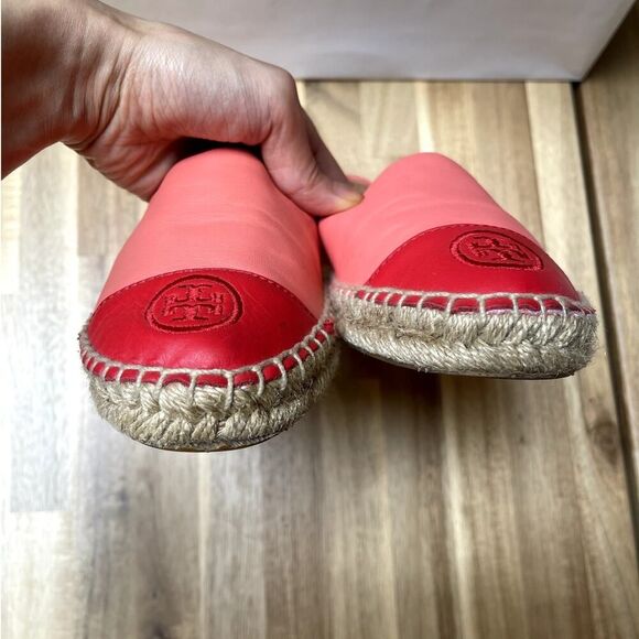 Tory Burch Womens Colorblock Flat Espadrilles Loafers Slippers Size 6.5 - Picture 4 of 9